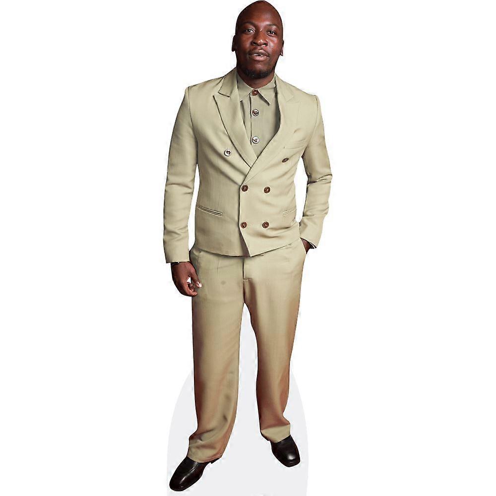 Emmanuel Sonubi (Green Suit) Cardboard Cutout (lifesize OR mini size). Standee. Stand Up.