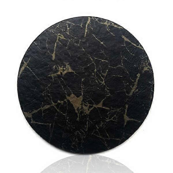 4-Pack Coasters Black Marble Gold PU black