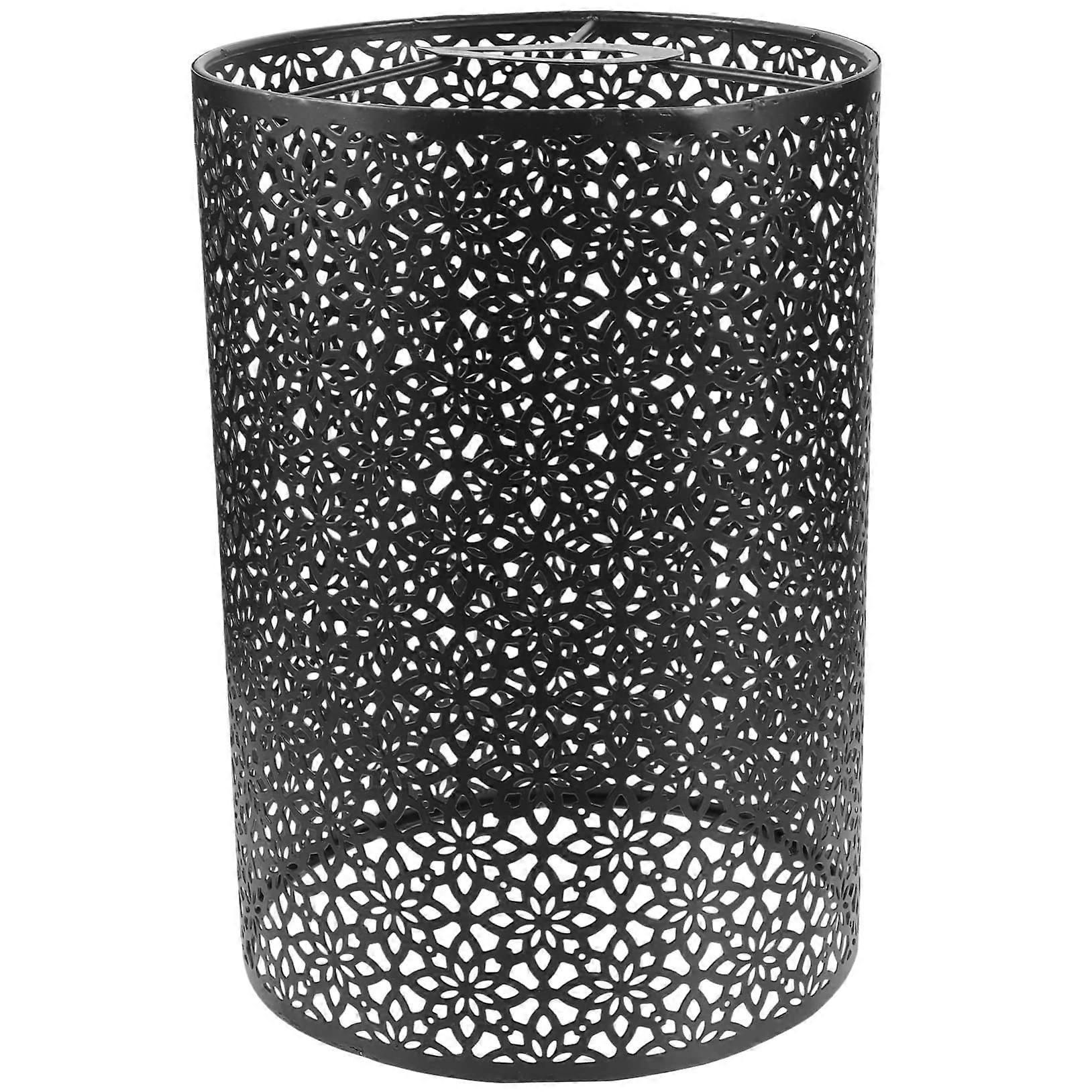 Modern Hollow Iron Lamp Shade with Elegant Pattern for Large Floor and Table Lamps