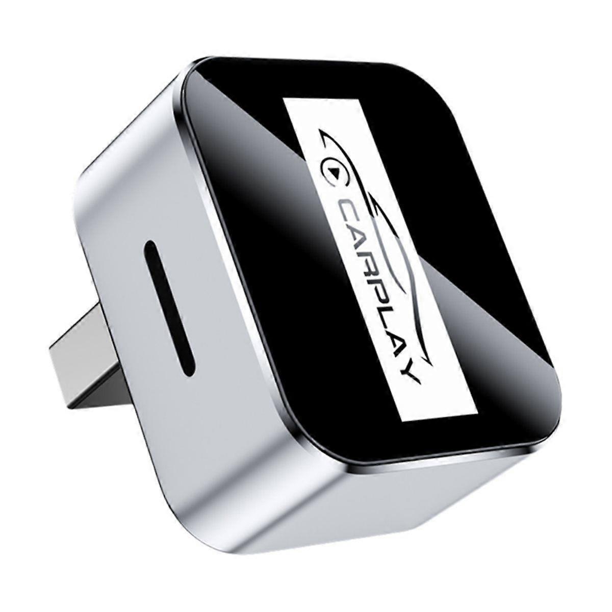 2IN1 Wireless CarPlay Android Auto Adapter Bluetooth+WIFI USB Dongle Plug Play Mini Smart Box Conve