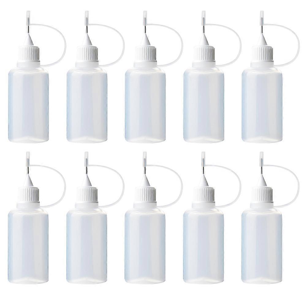 10pcs Multi Purpose Needle Tip Squeeze Bottles Liquid Glue Dropper Dispensers