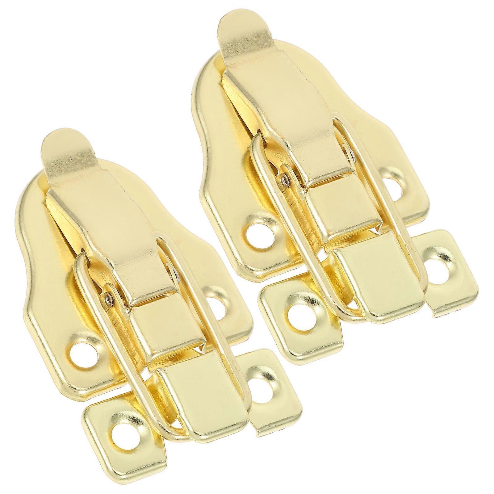 Five Hardware Buckle Metal Toggle Hasp for Workshop Use 2Pcs