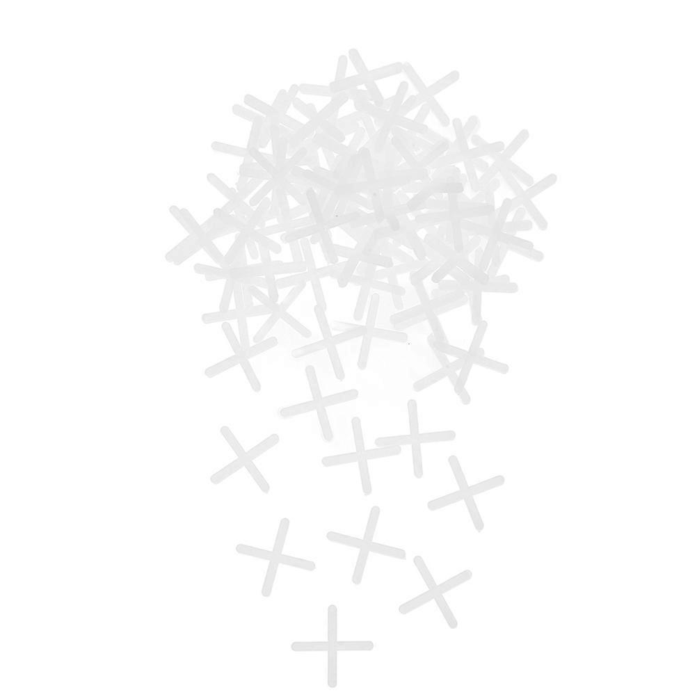 Plastic Tile Spacers for Leveling Cross Shaped 200Pcs Floor and Wall Tool