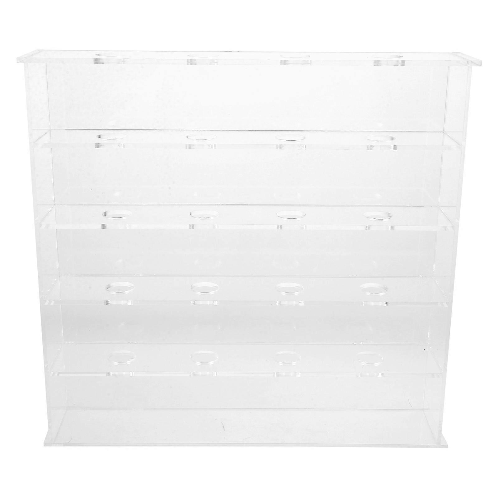 Golf Ball Display Rack Wall-Mounted Acrylic Organizer with 2Pcs for Storage Use