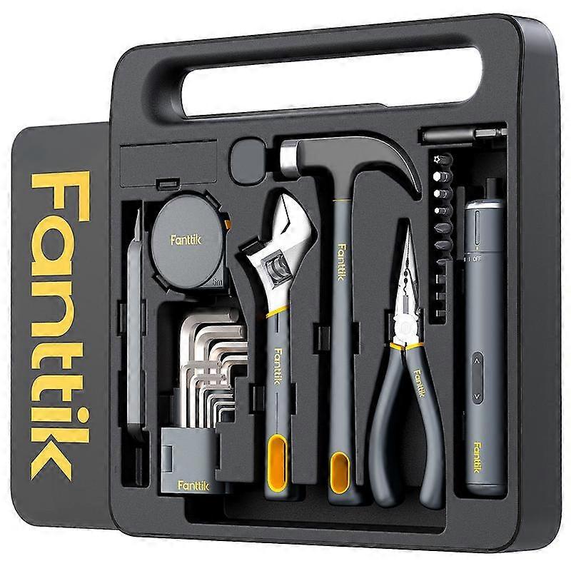Fanttik S1 NEX Studio Electric Screwdriver Tool Kit, 3 Torque Settings, Max 6N.m, 10 Magnetic Bits, 7 Types Tools, Hex Keys, Spanner, Claw H