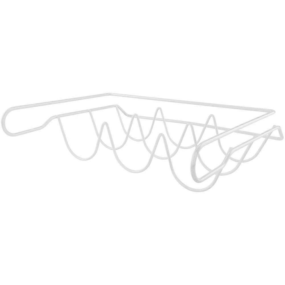 Wine Bottle Rack for Fridge Shelf, SlideOn SpaceSaving Design Holds 3 Bottles, Set of 2