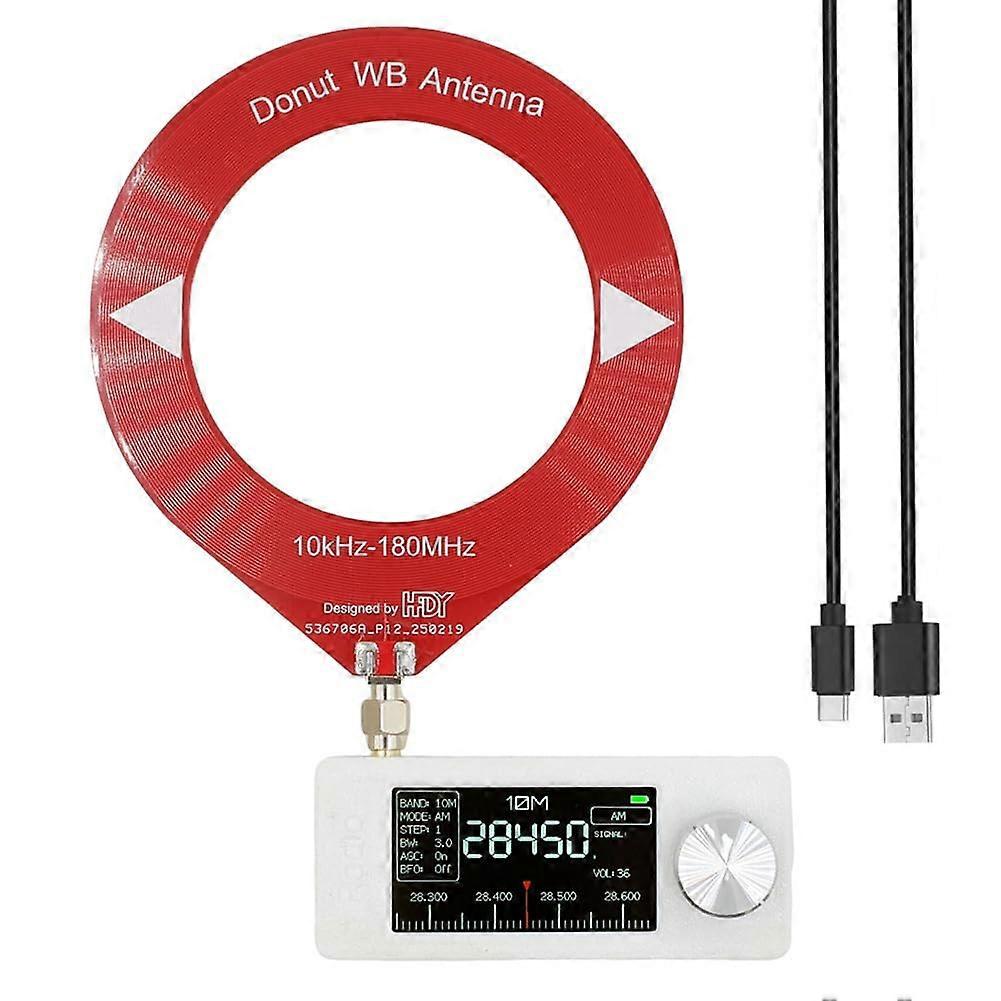 Radio Receiver 10kHz180MHz AM FM Portable FullBand HF SW MW VHF Mini Model