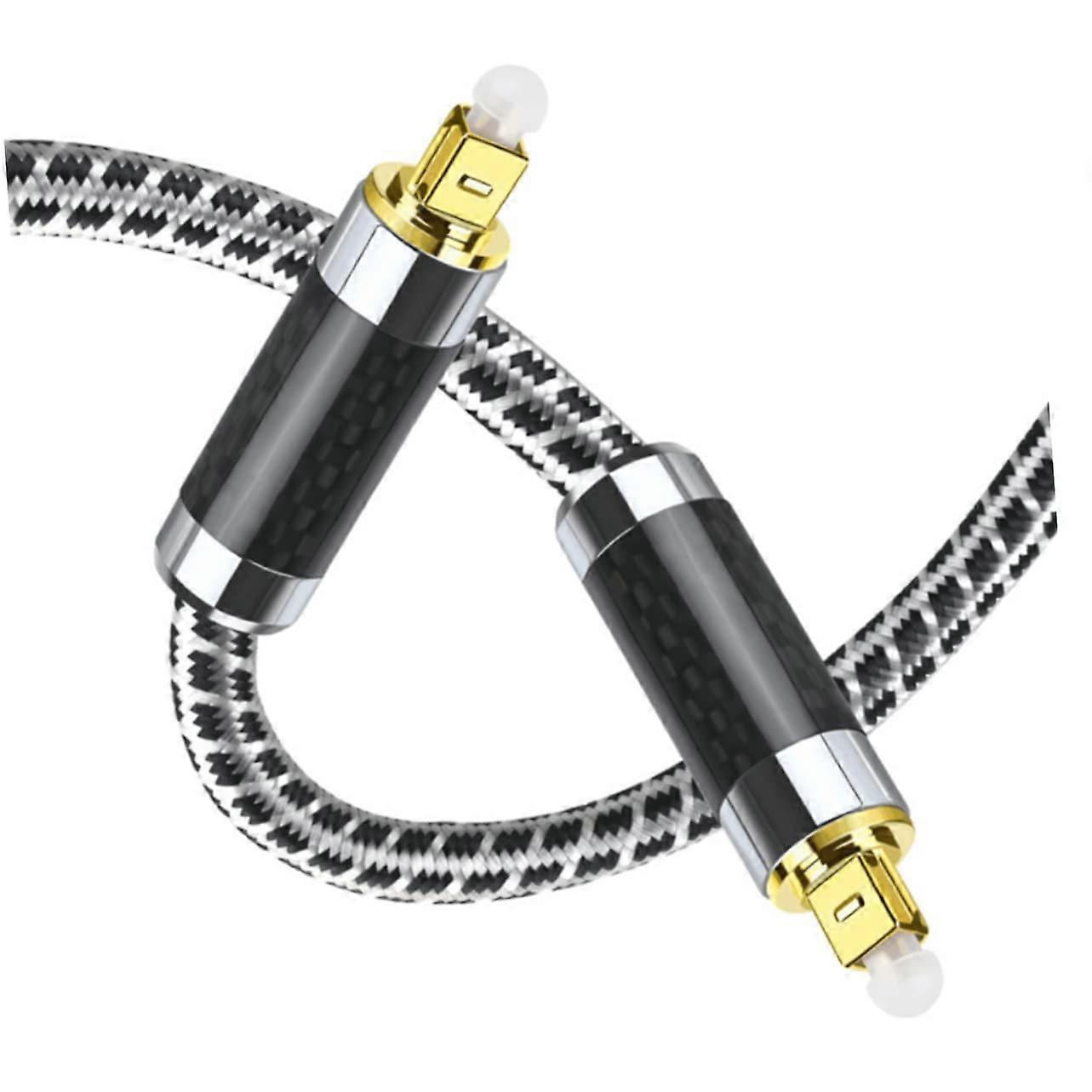 Fiber Optic Audio Cable for Toslink Replacement For Home Theater Soundbar Compatible With TV System