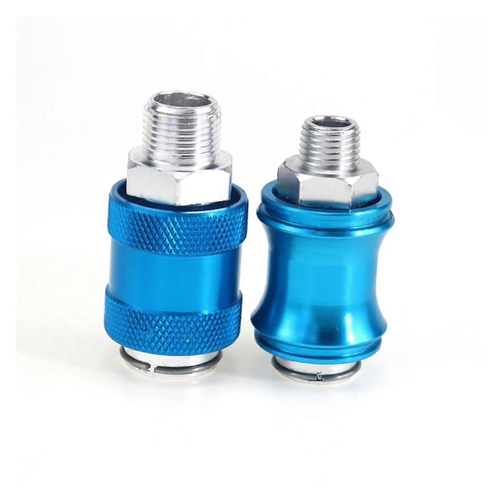 Pneumatic Manual Slide Valve Flow Control Switch G1/8 G1/4 G1/2 G3/8 G1/2 Threaded Connector Purple