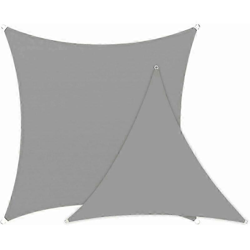 Rectangular shade sail 2x4 M gray