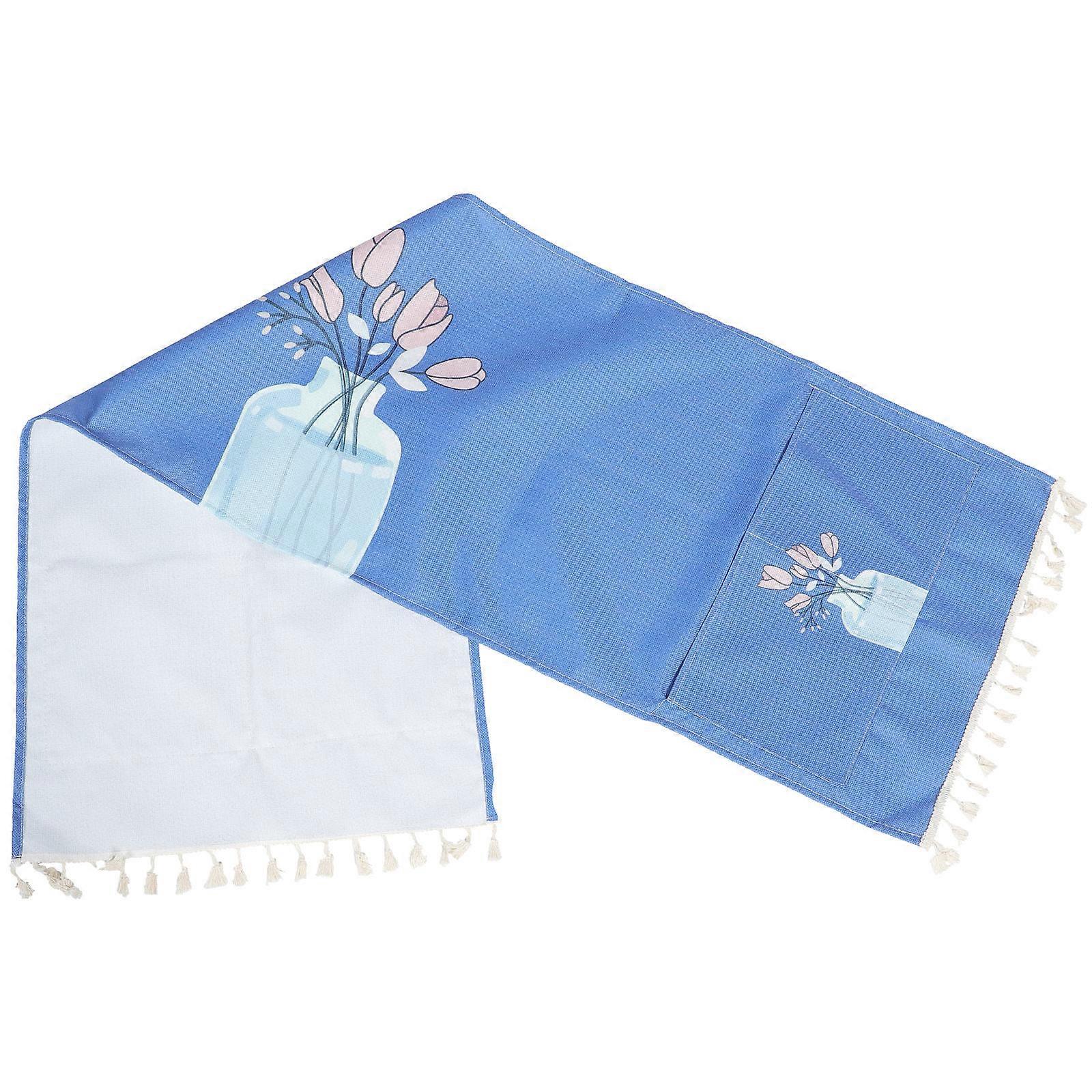 Blue Washing Machine Cover for Covering Use with Polyester Fabric