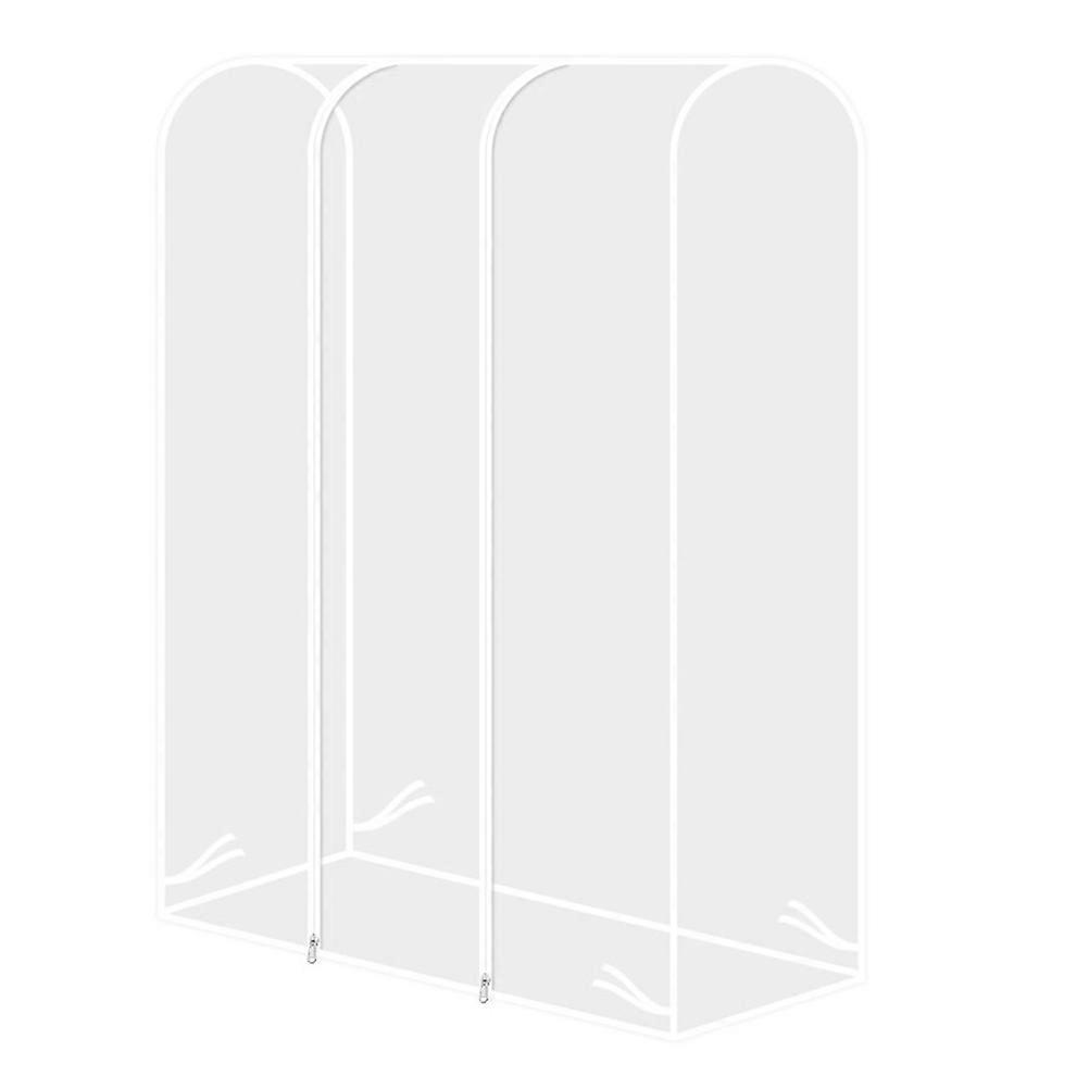 Plastic Clear Garment Rack Cover Clothing Protector 2Pcs