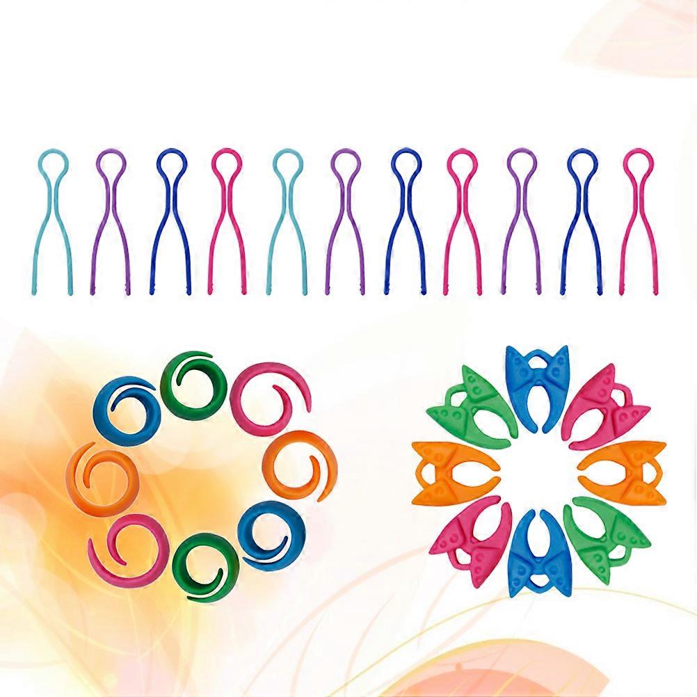 Sewing Spools Clip Set for Thread Management 60Pcs Assorted Colors Included