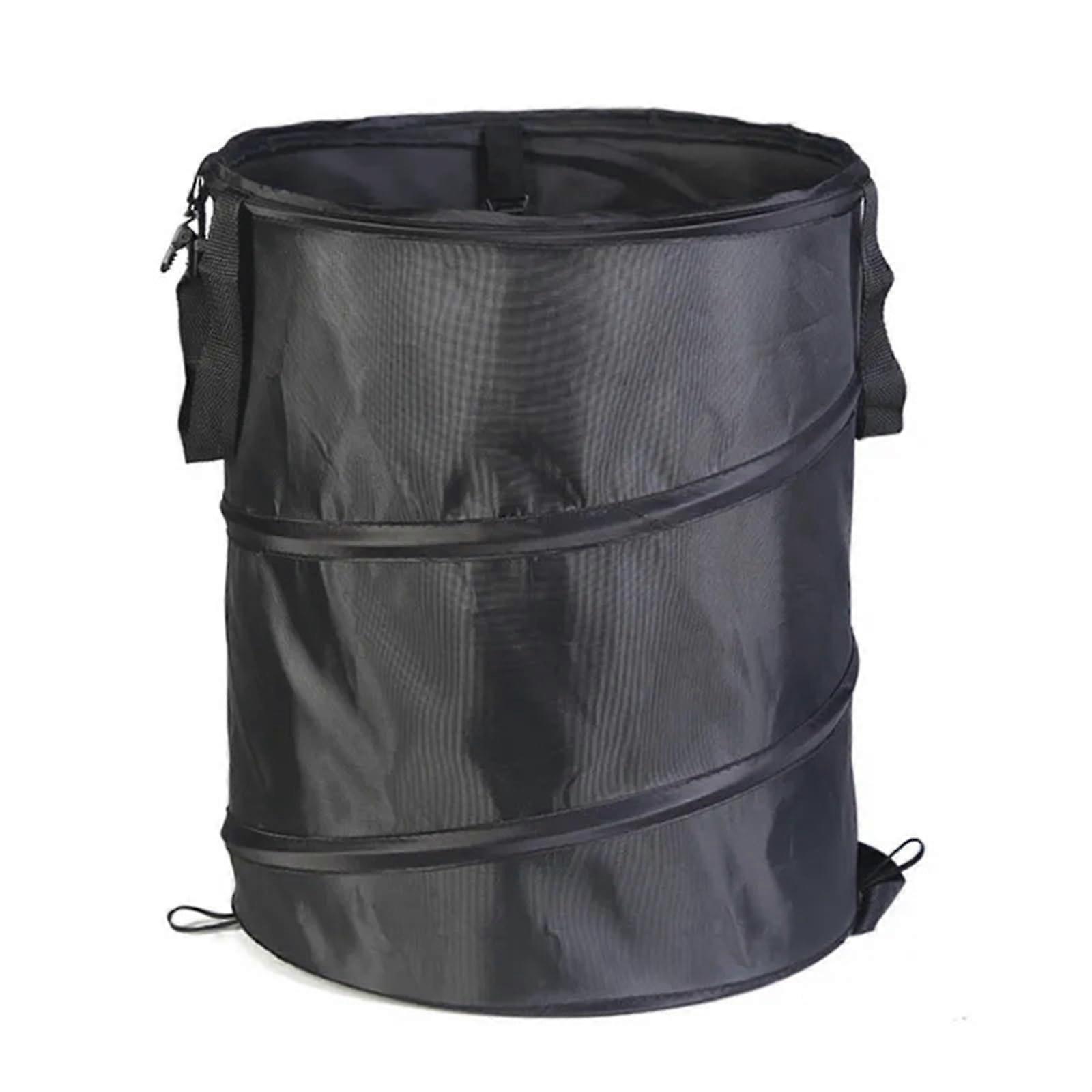 Garden Waste Bag Large Capacity Waterproof Reusable Yard Leaf Collection Black 1 Pack