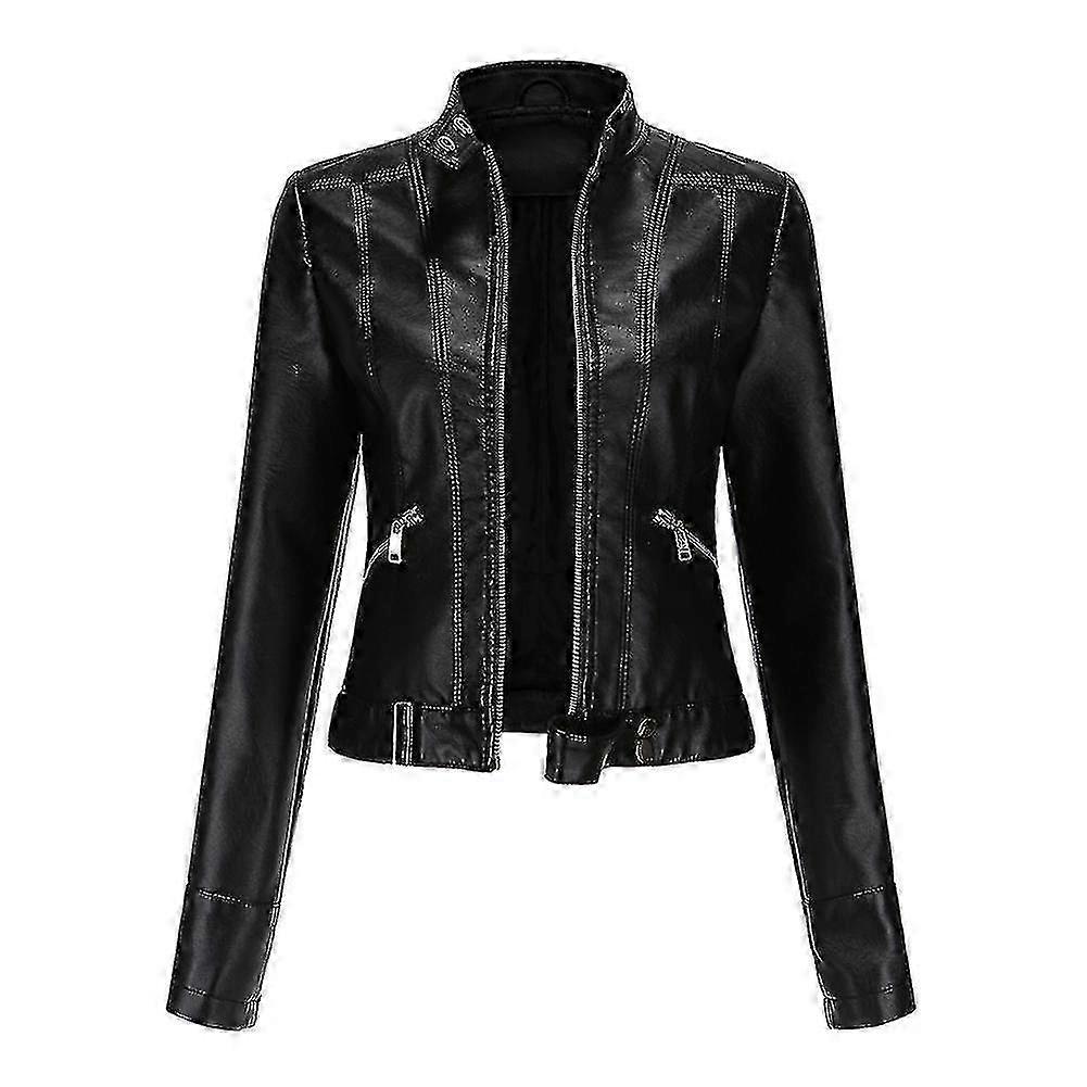 25-26 Women's Regular-fit Leather Jacket