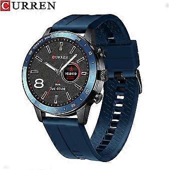 Curren 2022 Men Smart Watch Heart Rate Ip68 Waterproof Sports Fitness Watch Bluetooth Call Smartwatch Music Clock 26s