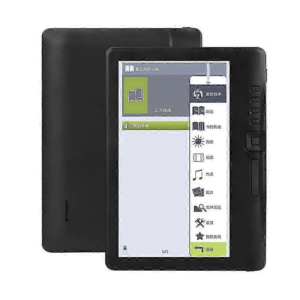 Leitor eletrônico portátil de 7 polegadas com tela colorida HD, 4GB/8GB/16GB (25-26).