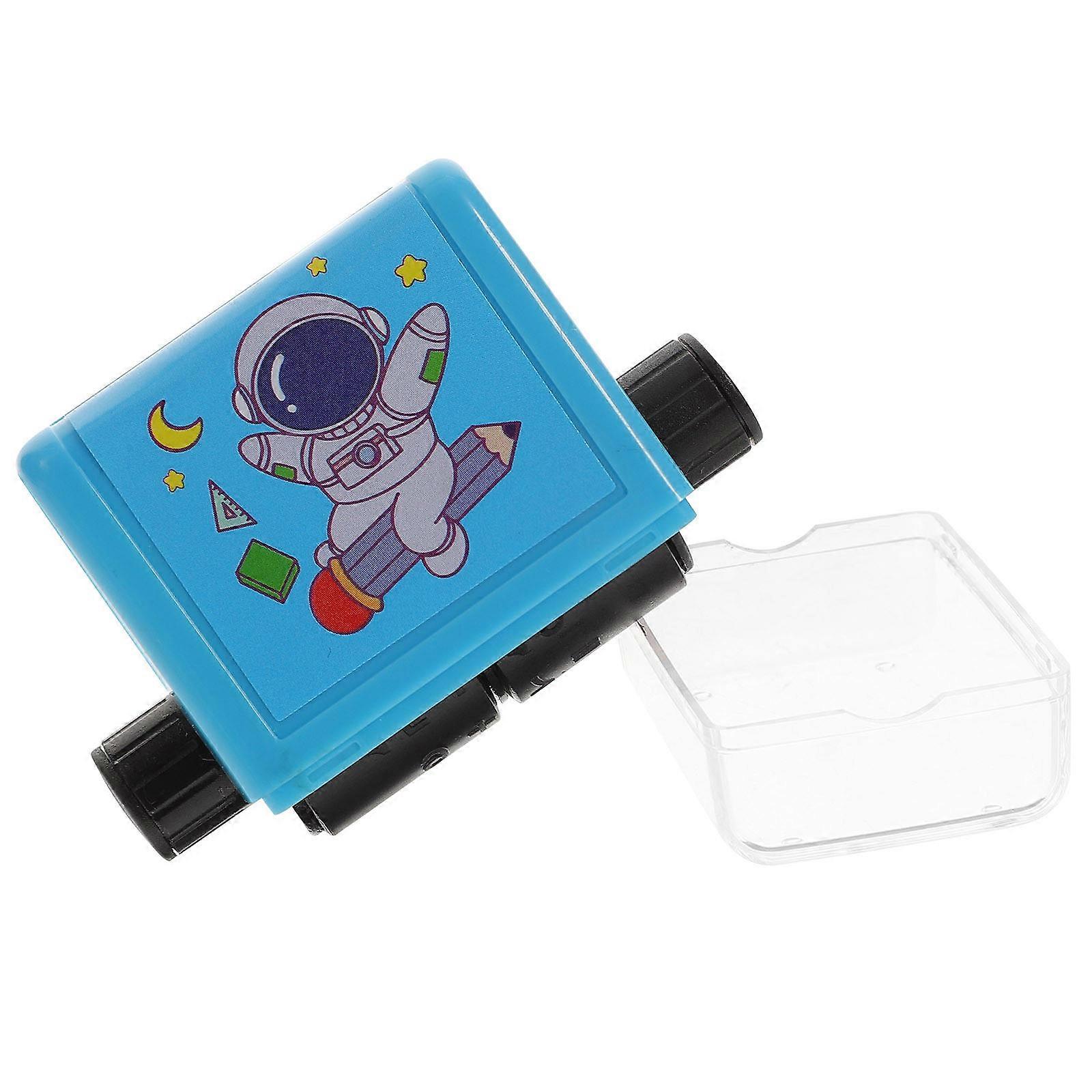 Math Roller Stamp Addition Subtraction For Students Home Study Blue Multiplication Function 1 Set