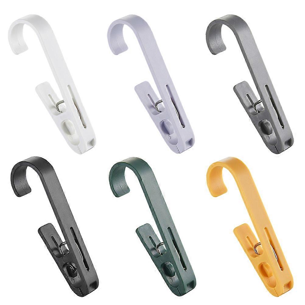 Multi-Purpose Clothes Clips Hanger with Pegs for Clothes 24Pcs Assorted Color