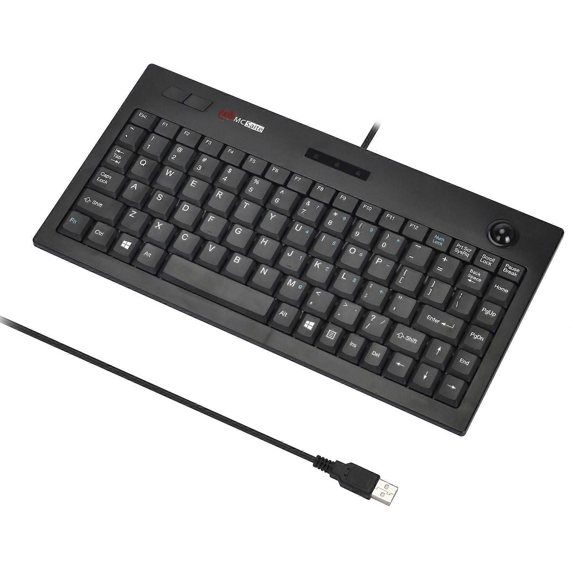 MCSAITE MC-9712 Ultra-Slim Keyboard Silent Typing USB Wired Mechanical Computer Keyboard