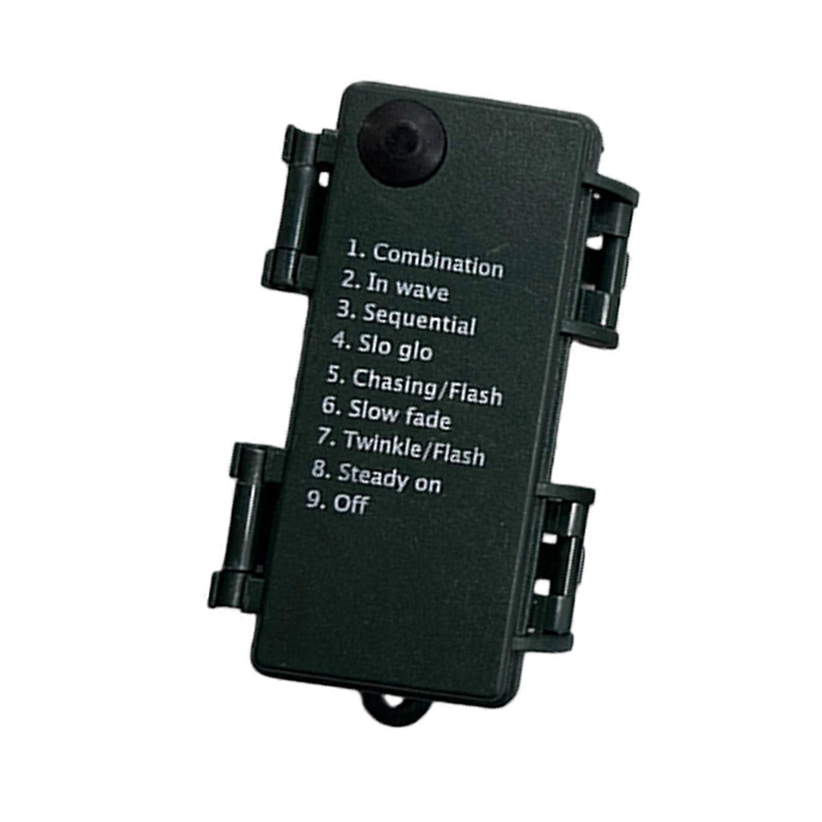 Easy Mount 2A Battery Case with Timer Switching Function for 2AA Batteries Waterproof Dustproof Design Secure Holder  Black
