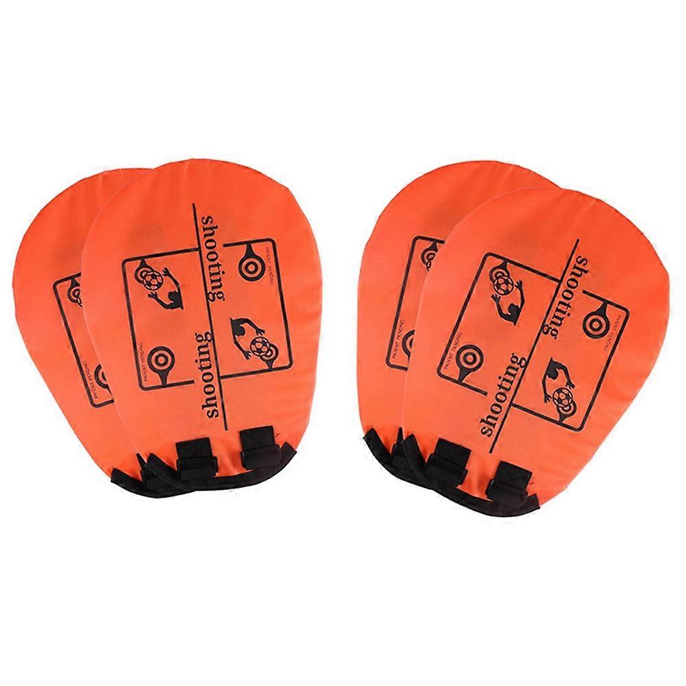 4 pezzi Bersaglio per allenamento di calcio Bersagli da calcio Bersaglio per porta Set di allenamento per calcio di punizione Rete da tiro