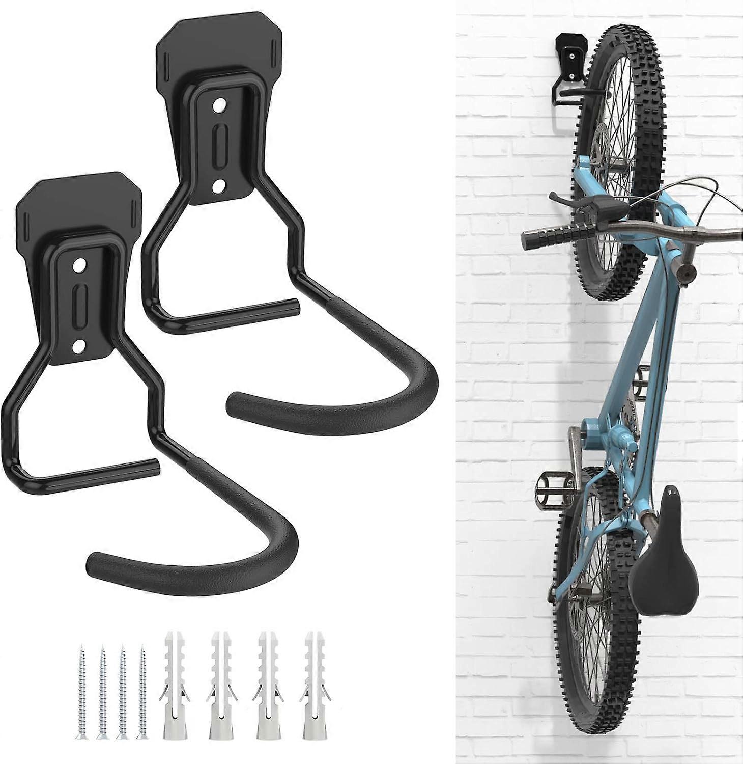 2-piece bicycle hook set, iron bicycle rack