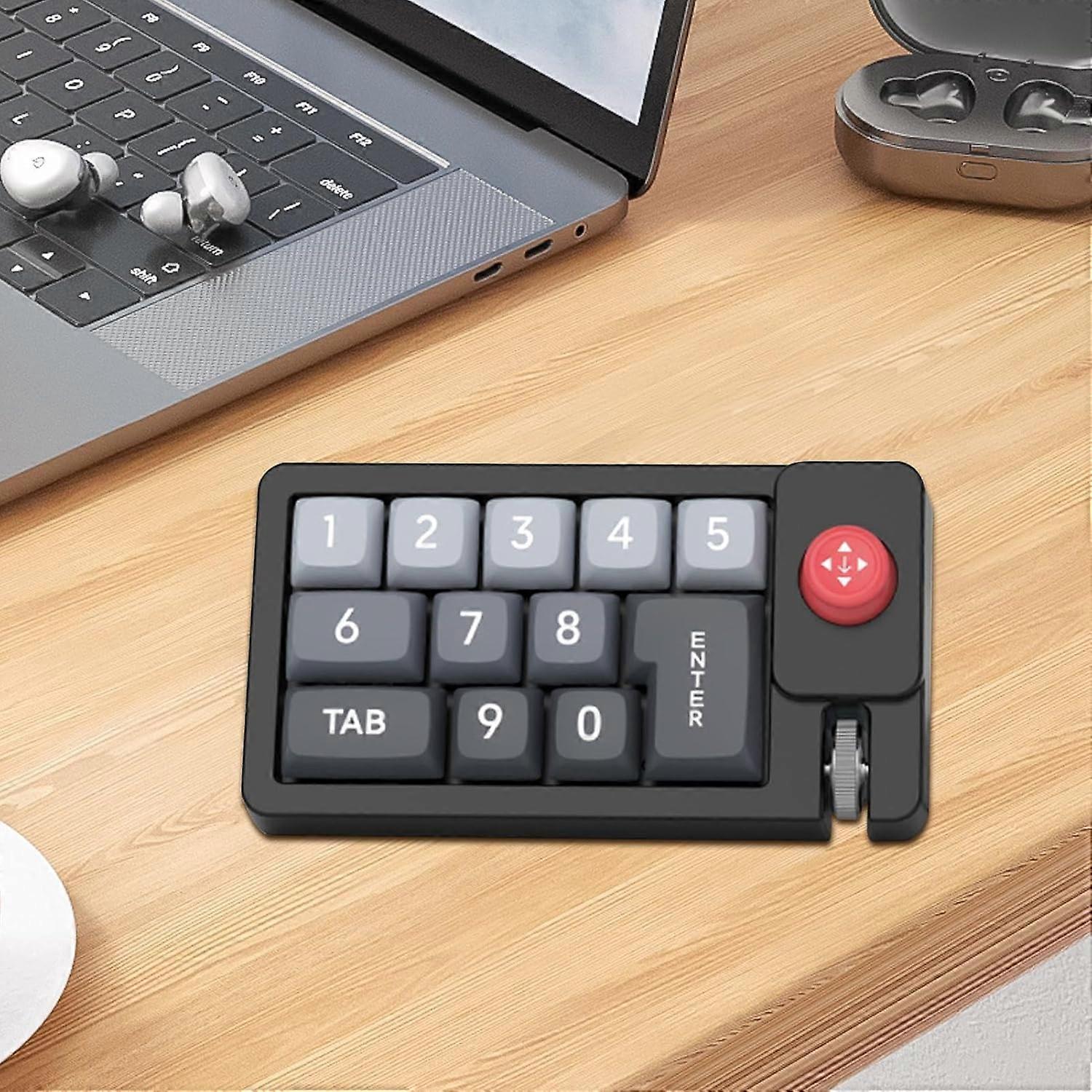 RGB Mechanical Gaming Keyboard with 3D Joystick, OneHanded Programmable Keypad for Graphic Design