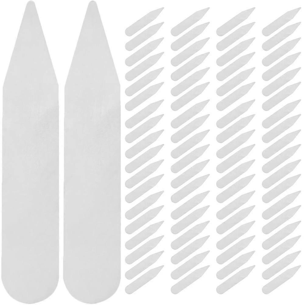 200pcs Practical Shirt Collar Inserts Support Protectors for Mens Shirts