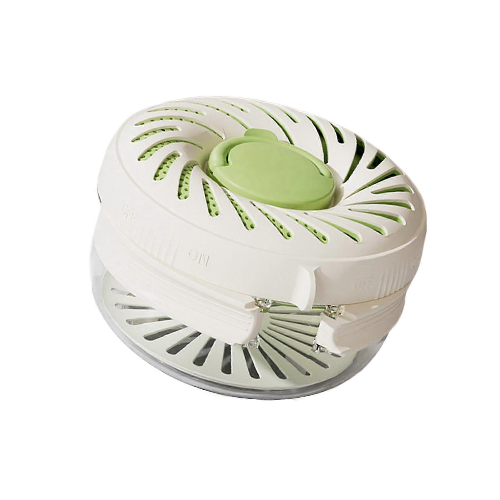 Collapsible Vegetable Fruit Strainer with Foldable Handle Space Saving Kitchen Colander Basket Green