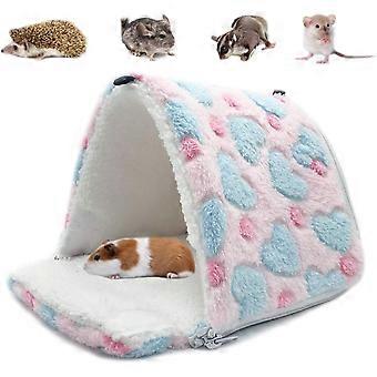 Kleine Tiere Höhle Hängematte Bett Höhle Nest Plüsch Haus Hängematte für Hamster Ratte Nagetiere