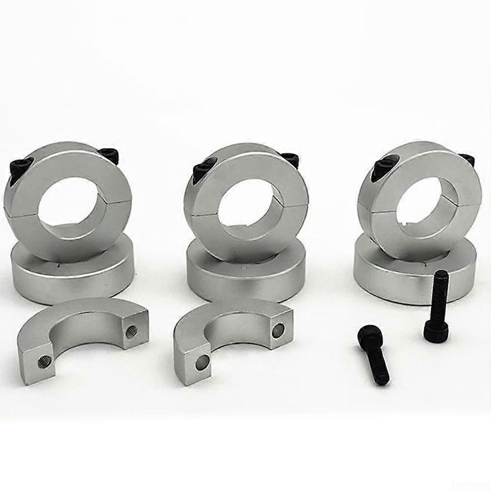 Aluminum Double Split Shaft Collar 8mm, Corrosion Resistant, Secure Grip for Precise Alignment