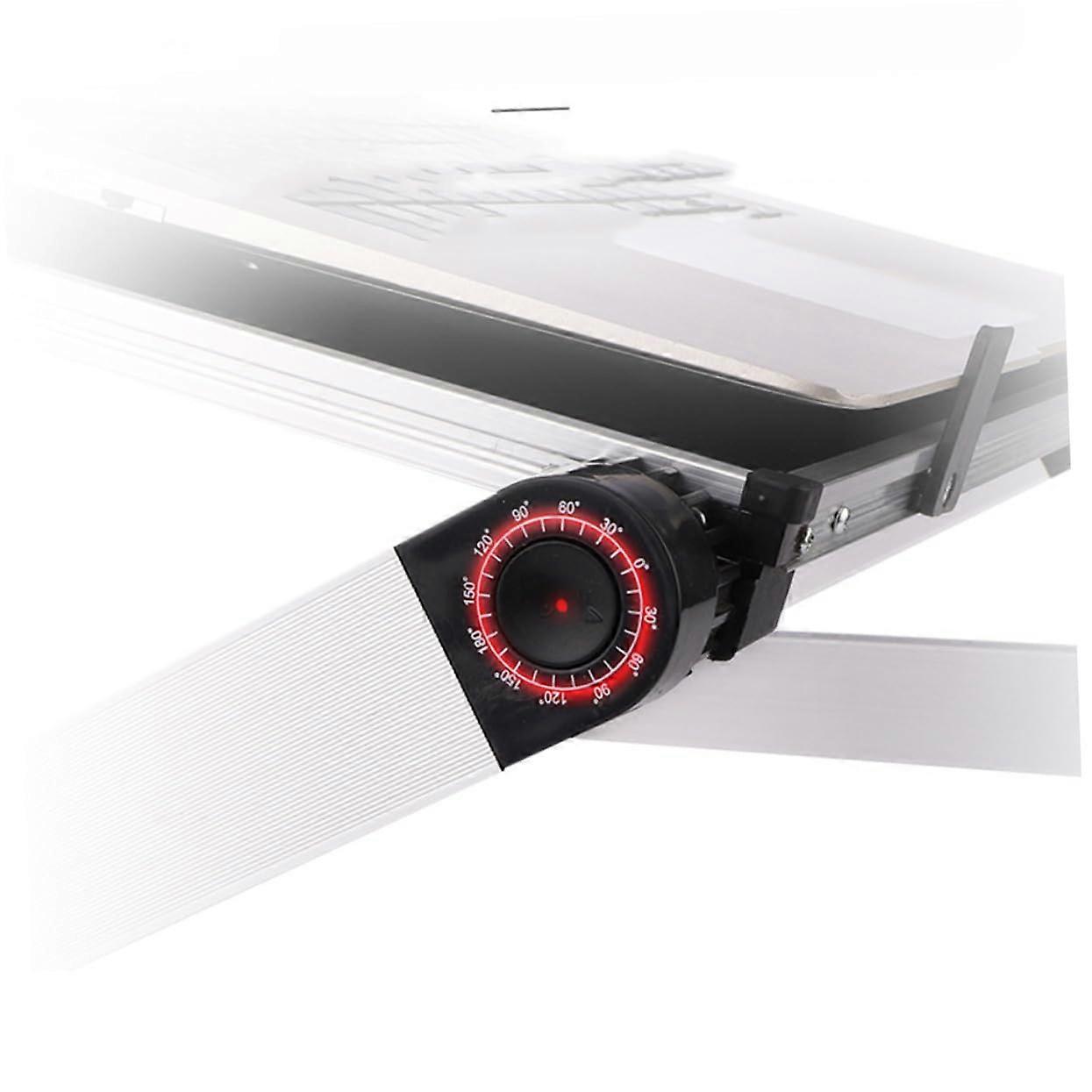 Adjustable Laptop Stand with Ventilated Cooling, Ergonomic Aluminum Riser for Desk and Tablet