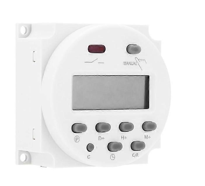 12V Timer Switch with Dual Countdown Modes, Programmable Relay 16A for Lights and Pumps