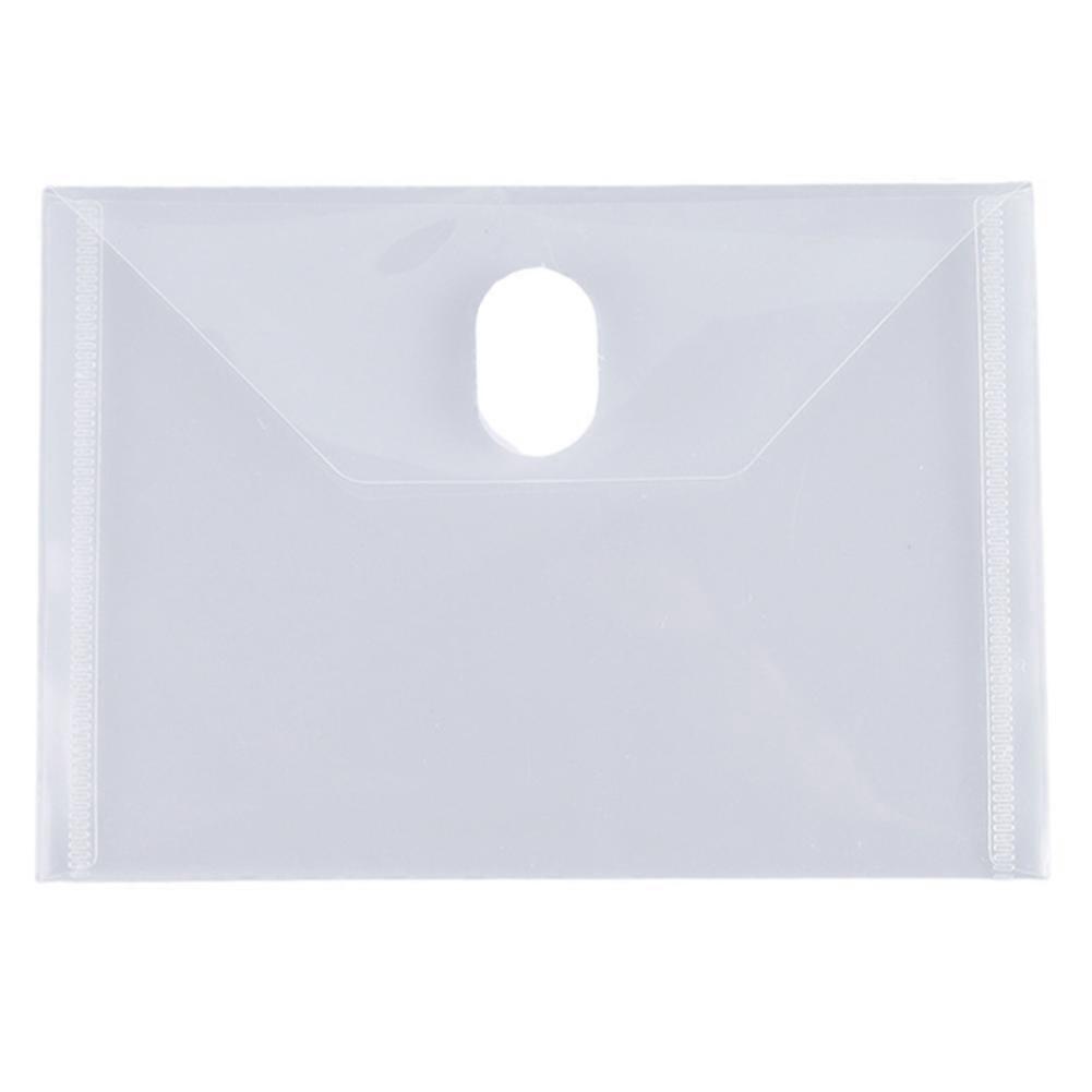 Transparent A7 Plastic Envelope File Bag - 30pcs Large Capacity