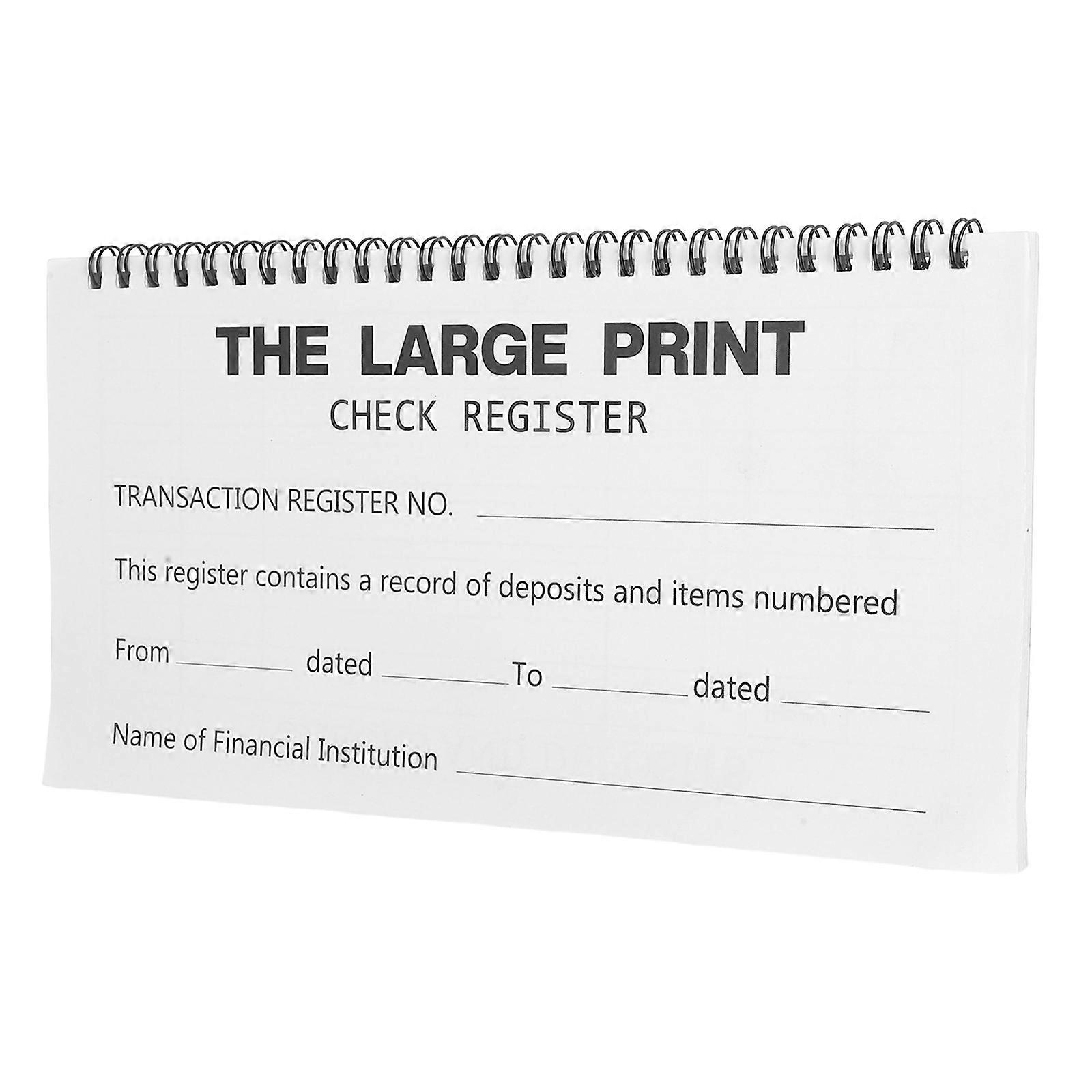 Finance Planner Portable Financial Tracking Planner Book 4Pcs