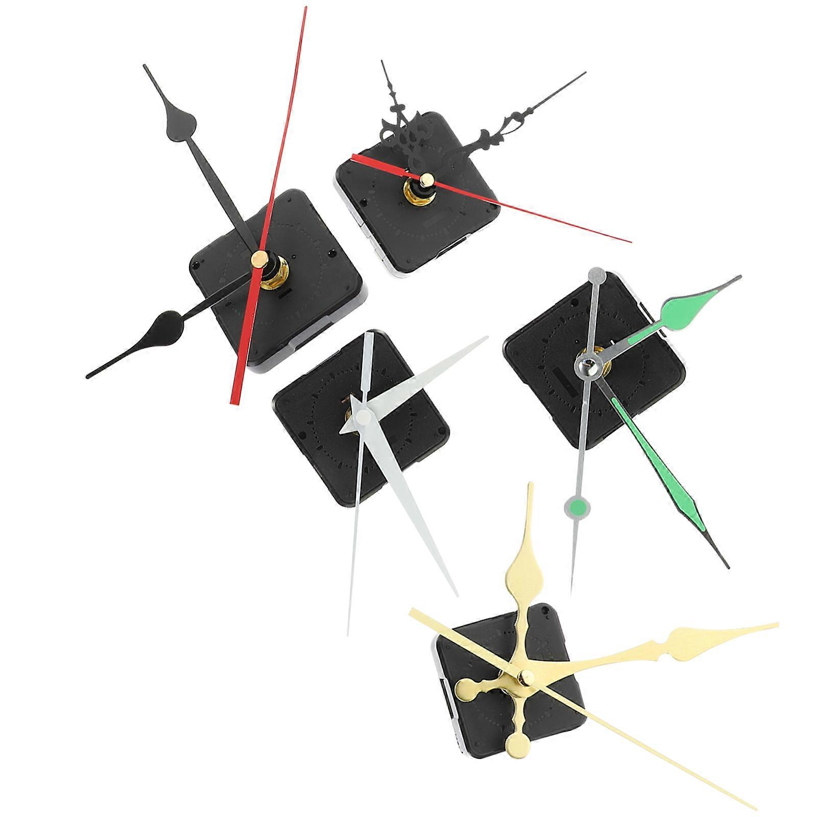 Creative Wall Clock Movement Set Diy Clock Parts Home Decoration Craft Projects 5 Sets