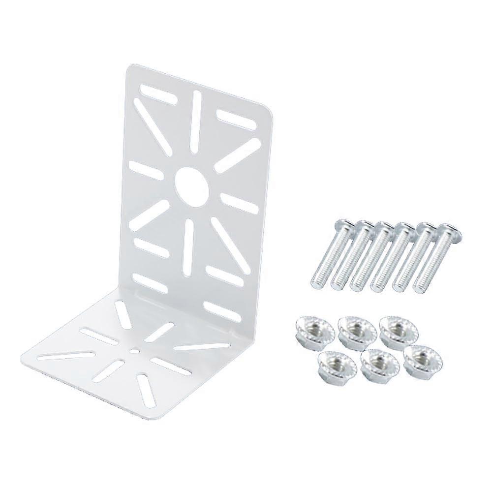 Security Camera Mount LShape Wall and Ceiling HeavyDuty Steel Weatherproof Dome Bracket