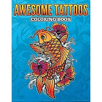 Fantastisches Tattoos Malbuch