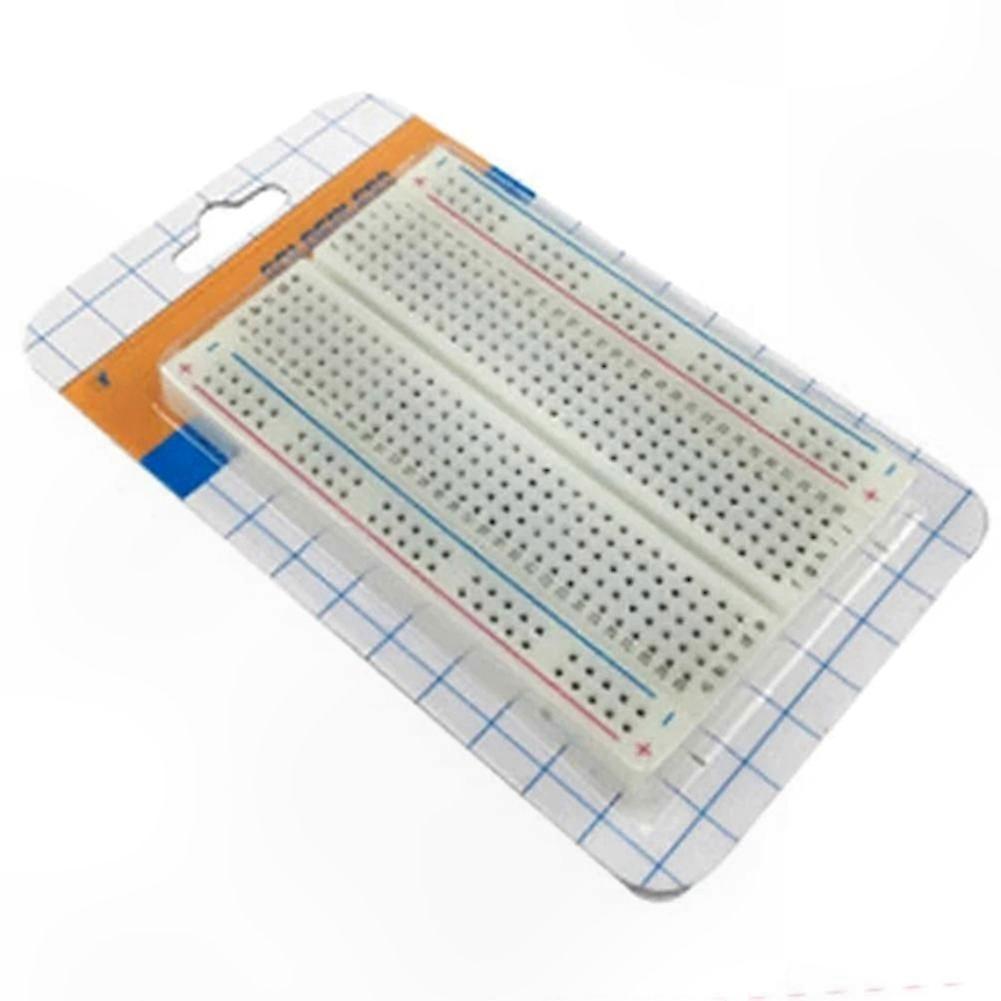 400 Tie Points Solderless Breadboard, 8.5x5.5cm Mini Protoboard for DIY Circuit Testing