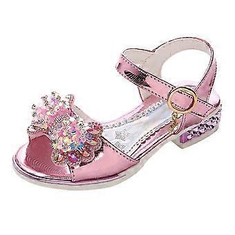 Verstellbare Sandalen mit Klettverschluss für Kleinkinder und Kinder – bequeme, leichte und atmungsaktive Sommer-Freizeitschuhe für Mädchen und Jungen, klassisch, Größe 5,5–6 Jahre