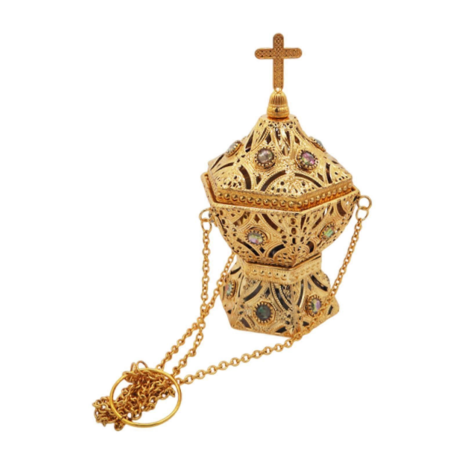 Arabic Incense Burner Desktop Decor Arabian Diffuser for Bedroom Studio Gift