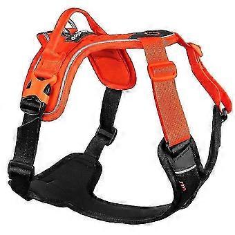 Size S Orange Ramble Harness Guide with Everyday Harness - Safe & Comfortable for Dog Walking