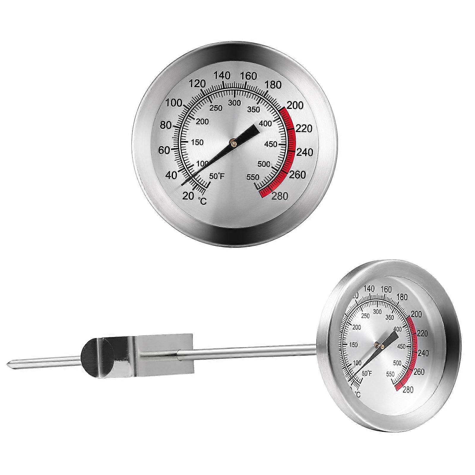 Kjøtttermometer for matlaging med rustfritt stålføler, 4 stk.