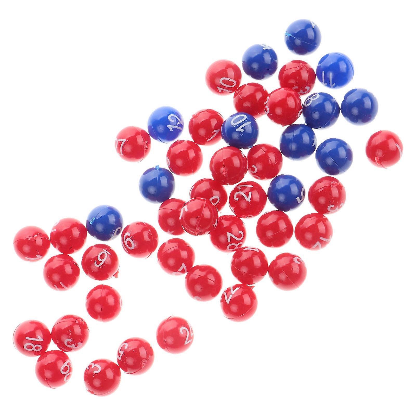 Balls Numbered Balls for Playing 1Set Plastic Assorted Color