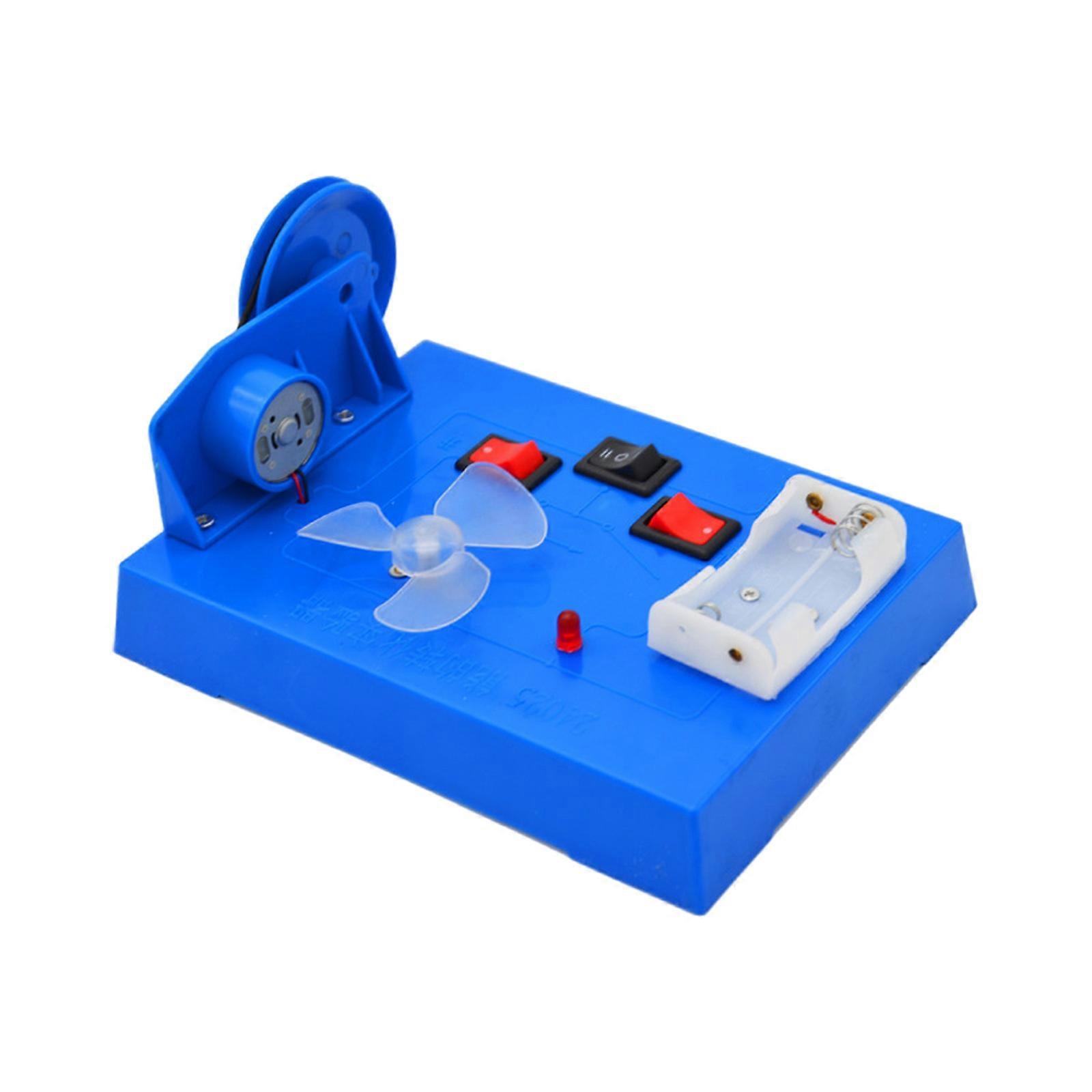 Student Experiment Set Showing Work Heat Conversion Principle With Motor And Fan Energy Transference Demonstrator Set  Blue