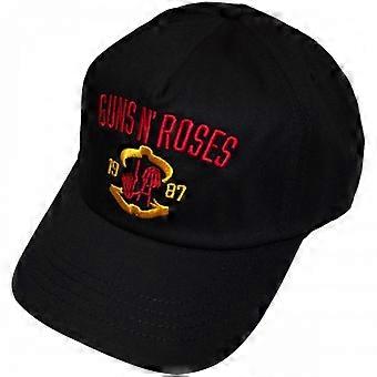 Guns N Roses Unisex Adult Sunset Strip '87 Back Print Baseball Cap