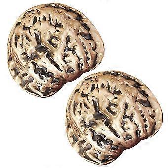 Golden Brass Walnuts Walnut Handballs for Hand Exercise 1Pair