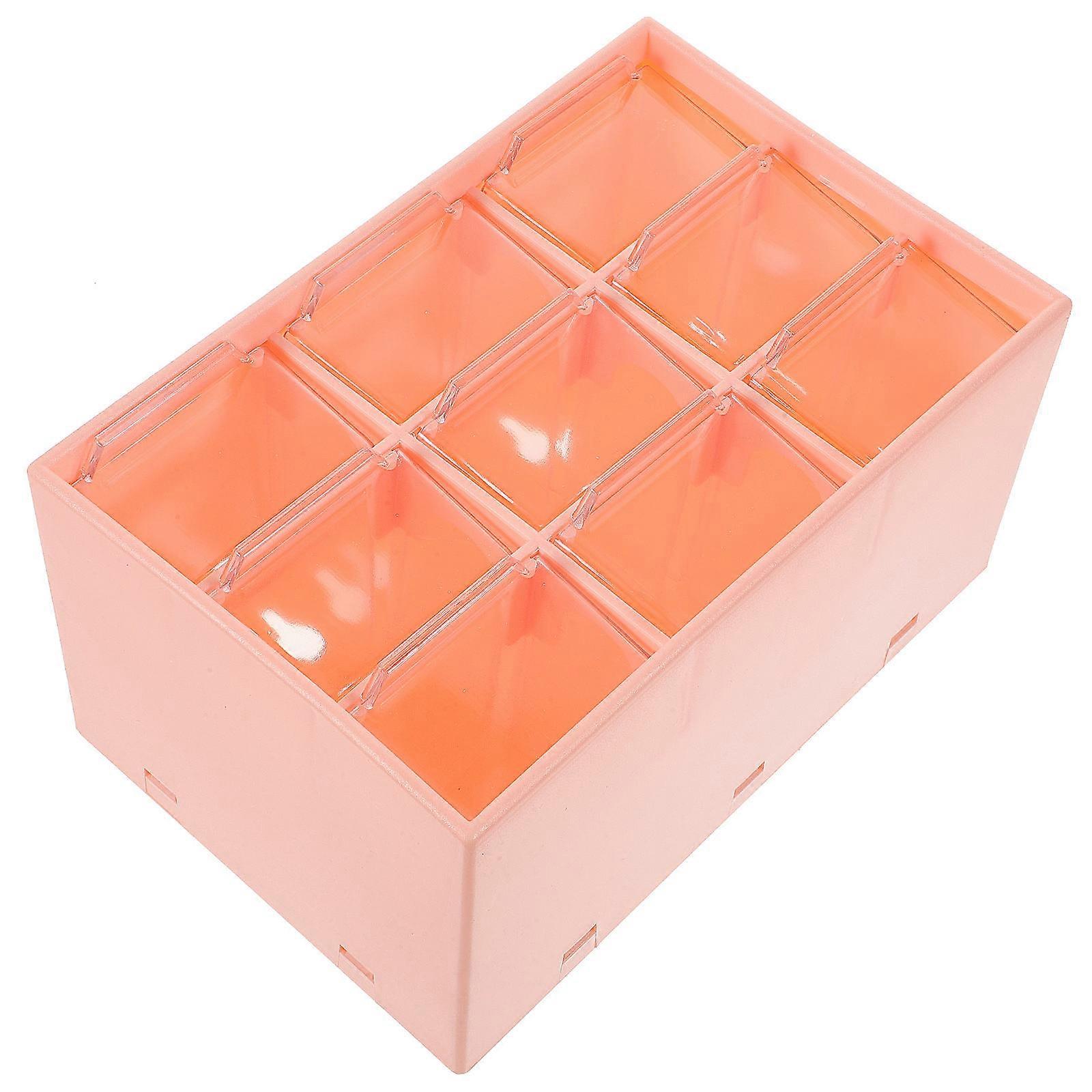 Cosmetics Storage Box Drawer Type for Storage Use Nine Compartment