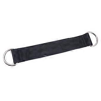 Gym Equipment Hanging Belt for Fitness Use 2Pcs Nylon Strap in Black